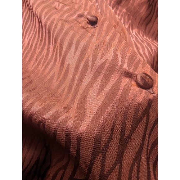 ANTHRO LEA & VIOLA Zebra Print Long Sleeve Shirtdress - Picture 5 of 7